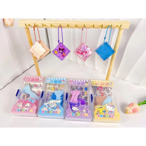 DIY Gantungan Kunci Sanrio Acrylic Puzzle Cube Keychain Lampu Gantungan Kunci Kubus