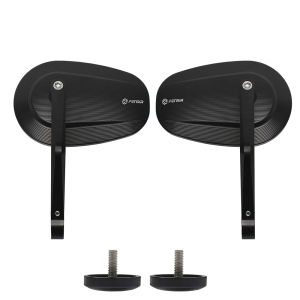 FENRIR กระจกปลายแฮนด์มอเตอร์ไซค์ สำหรับ Bonneville Bobber T100 T120 Trident660 Thruxton1200 Street Twin Speed Twin900 Speed Twin1200 Scrambler1200 Scrambler900 Street Triple 765 Street Cup Speed Triple 1200RS