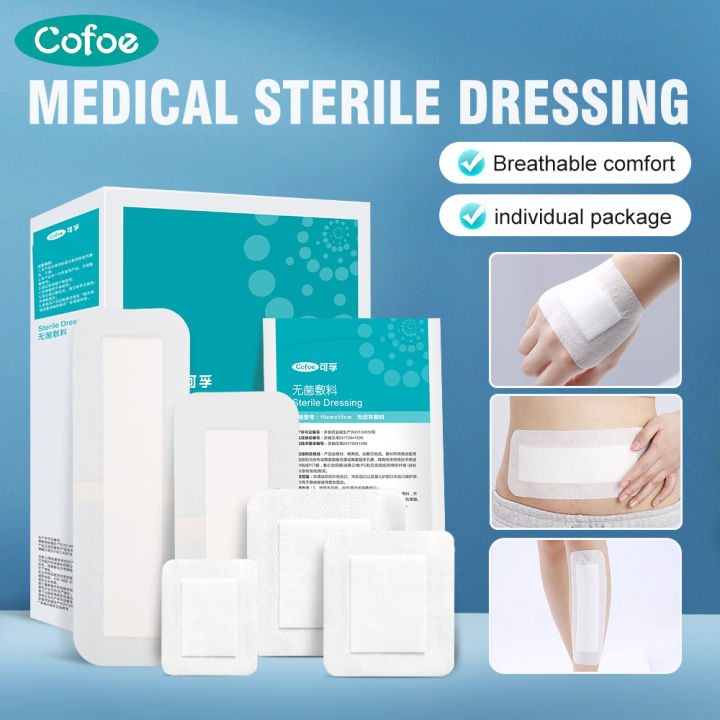 Cofoe Medical Sterile Wound Dressing Patch Breathable Cotton Dressing Cofoe Medical Sterile Wound Dressing Patch Breathable Cotton Dressing