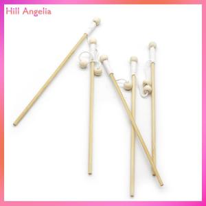 [Hill Angelia] 5pcs Wooden Magnetism Fishing Rod Toys for Children Early Educational Parent-child Interactive Fishing Rod