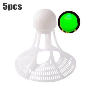 LED Feather Shuttlecocks Colorful Light Badminton Dark Night Uminous Shuttlecocks