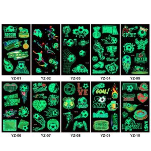 Longlasting waterproof personalized football tattoo sticker World Cup