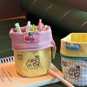 Oldlaiben กระเป๋าใส่ปากกา กระเป๋าดินสอ ลายน่ารัก ความจุขนาดใหญ่ อุปกรณ์ใส่เครื่องเขียน สำหรับนักเรียน
