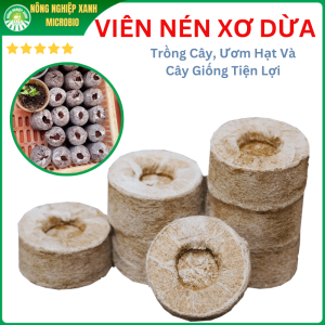 COMBO 100 VIÊN NÉN XƠ DỪA Trồng Cây - Ươm Hạt - Trồng Cây Giống Chất Lượng