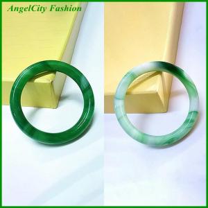 AngelCity Fashion Store Imitation Bracelet Green Womens Vintage Round Bracelet Ladies Jewelry Gift