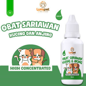 LUMIPET Tetes Mulut Kucing Anjing Sariawan Radang Bau Mulut dan Pembersih Plak Karang Gigi Hewan Perawatan Luka Mulut Secara Alami