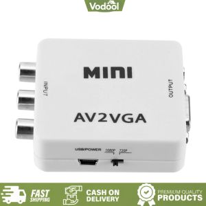 [VSC] Portable Video Converter Box Plug and Play Multifunctional Video HDTV Adapter with Cable Free Display for