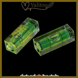 [Valitoo] 2Pcs rectangular cube spirit level bubble measuring level ruler detector tool