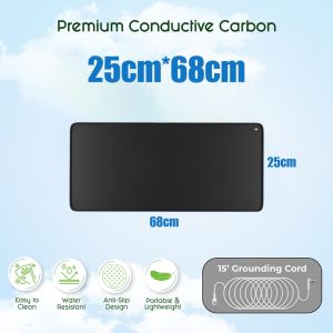 Grounding Mat Earthing Mat Reconnect to The Earth EMF Protection for Foot Treatment to Reduce Pain Inflammation
