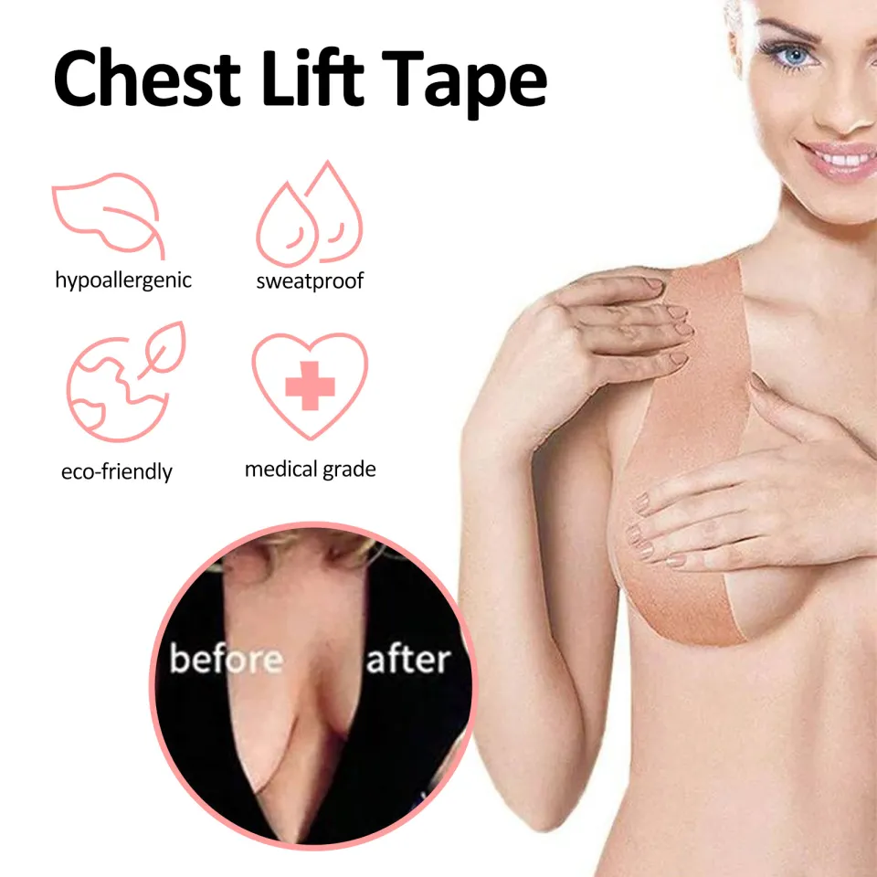 Women's Boob Tape Chest Paste / Ladies Invisible Magic Chest Paste