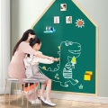 【Magnetic Blackboard/Whiteboard wall sticker】Kids Drawing Board Painting with chalk/marker pen art craft soft whiteboard DIY whiteboard Wall Sticker Erasable Washable Magic Decoration Office classroom white board Learning 黑板白板. 