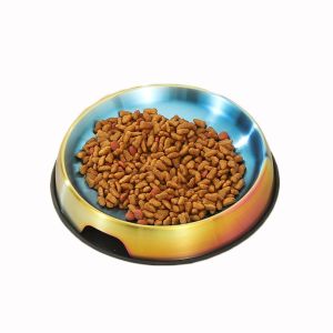 OUTOPEN With Silicone Pad Stainless Steel Pet Bowl Non-Slip Feeder Bowl Dog Bowl Pets Accessories Durable Cat Bowl Dog/Cat