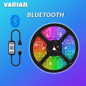 Lampu Strip Light LED Rixme 5050 Wifi Bluetooth Wireless Music Sync