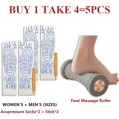 Reflexology Foot Massage Roller for Plantar Fasciitis Relief Foot Roller to Deep Tissue Muscle Massage Foot Arch and Heel Pain Portable Foot Roller