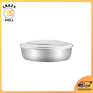 3pcs Set Mangkok Kukus Anti Karat Wadah Kotak Stainless Steel untuk Mengukus Telur Ikan Sayuran Food Grade Mudah Dibersihkan Cocok Untuk Kompor Gas Listrik