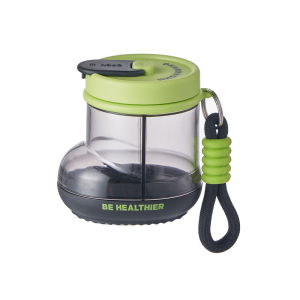 Boots Shape Compartment Rotating Medicine Box Portable Pill Organizer Large Capacity Pill Holder Travel Use 分格旋转药盒