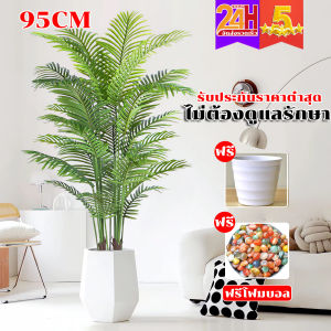 🎈ความจำลอง 99%🔥ต้นไม้มงคลปลอม95cm/24ใบ ฟรีกระถางดอกไม้ต้นไม้+หินตกแต่ง สไตล์นอร์ดิก ในบ้าน ต้นไม้มงคล ต้นไม้ประดิษฐ์ ต้นไม้ปลอม ต้นไม้ปลอมตกแต่งบ้าน ต้นไม้ตกแต่งบ้าน ต้นไม้ปลอมสวยๆ ต้นไม้ปลอมใหญ่ ต้นไม้เทียม ต้นไม้แต่งห้อง ต้นไม้มงคลสวยๆ