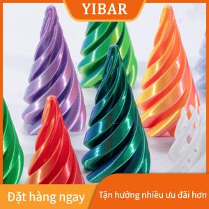 YIBAR 3D in xoắn ốc hình nón đồ chơi thần tài đồ chơi không thể kim tự tháp Passthrough điêu khắc mini xoáy chủ đề ảo ảnh cho trẻ em và người lớn