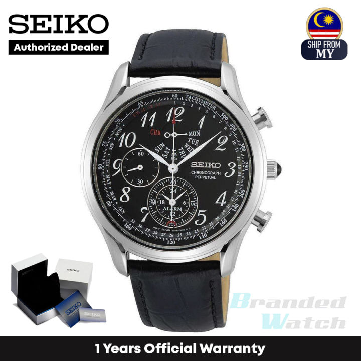 Official Warranty Seiko SPC255P1 Men s Neo Classic Perpetual