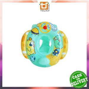 OFM-M326 Ban Renang Anak Swim Ring Motif Stir Mobil Ban Renang Bayi Baby Swim Trainer / Pelampung Duduk Anak Bayi Balita Ada Pegangan Baby Float