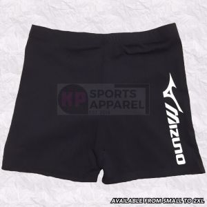 BLACK VOLLEYBALL SPANDEX SHORTS - FITTED HIGH QUALITY