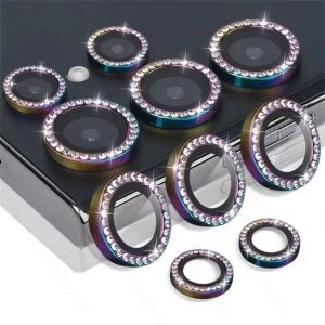 【✅SG LOCAL STOCK🔥】RICHMENTMALL Camera Lens Protector for Samsung S25 Ultra/S25 Plus/S25 5G/S25 Edge - 9H Diamond Glass Anti-Scratch Metal Ring Protection HD Clear & Shatterproof