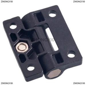[COD] ZHONGYI0 Bản lề Hộp tủ điện PA bản lề giảm xóc màu đen thiết bị công nghiệp Bản lề cửa tủ bằng kim loại