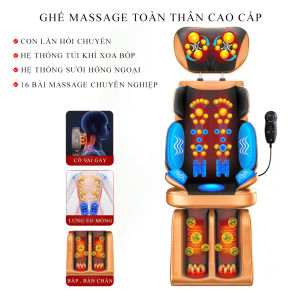 Ghế Massage thư giãn lưu thông máu trị liệu hồng ngoại có xoa bóp chân cao cấp Bước tiến vượt bậc trong trị liệu