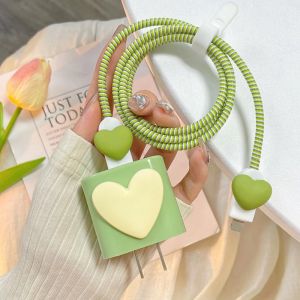 Bộ lót tình yêu sạc bọc bảo vệ dây cáp sạc bảo vệ cáp cho ip20w sạc cho IP 11/IP 12/IP 13Promax/14 plus [cchoice]