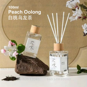 100ml White Tea Reed Diffuser Aromatherapy Essential Oil Car Fragrance Portable Perfume Home Fragrance