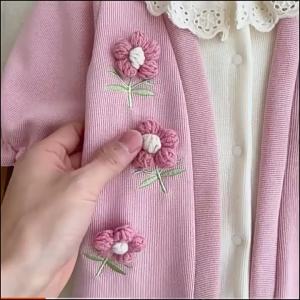 Infant Spring and Autumn Outing Jumpsuit Romper for Baby Girls Korean Style Spring Outfit Hundred Days Newborn Double Layer Long Sleeve Clothing