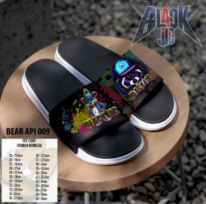 sendal slop pria anti slip eelegan anti air   SOL PHYLON bear api 09 31-43  CASUAL