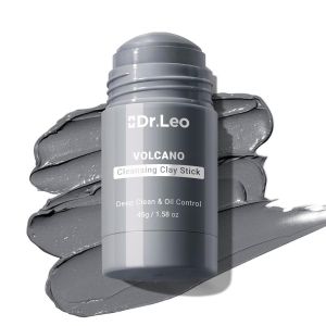 Deep Pore Cleansing Blackhead Remover Face Mask Stick Clay Mask for Face with Volcanic Mud & Kaolin Clay Gentle Non-Irritating All Skin Types Portable Travel Size 45g/1.58oz