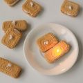 Simulated cookies candles strange aromatherapy candles niche creative birthday gifts cake ornaments. 