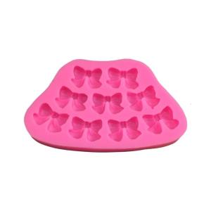 Flower Bowknot Silicone Molds Baking Tool Fondant Cake Decorating Molds for Making Chocolate Candy Soap