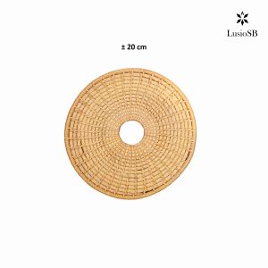 LusioSB Alas Piring Rotan LusioSB Tatakan Piring Gelas Rotan Placemat
