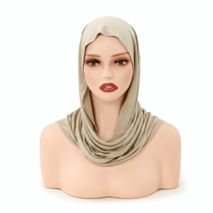 CANICE Modal Jersey Instant Hijab Cotton Stretch Solid Color Headscarf Classic Breathable Hijab Caps for Women