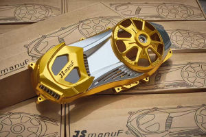for Vespa Sprint / Primavera / S / LX JS Manuf CVT Crankcase Cover CNC Transmission Cover