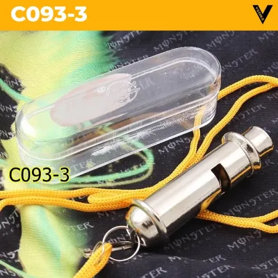 [SG SELLER] OUTDOOR FINGER WHISTLE CYLINDRICAL AND 6 FORM ORDINARY SPORTS TRAINING WHISTLE WITH LANYARD AND HARD CASE