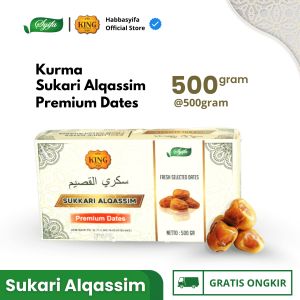 KING DATES Kurma Sukari 500gr Premium Lembut Manis — Fresh Asli Saudi Cocok untuk Buka Puasa & Hampers