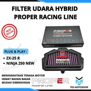 AIR FILTER UDARA PROPER RACING LINE ZX25-R NINJA 250 NEW 2018 UP 100% ORIGINAL