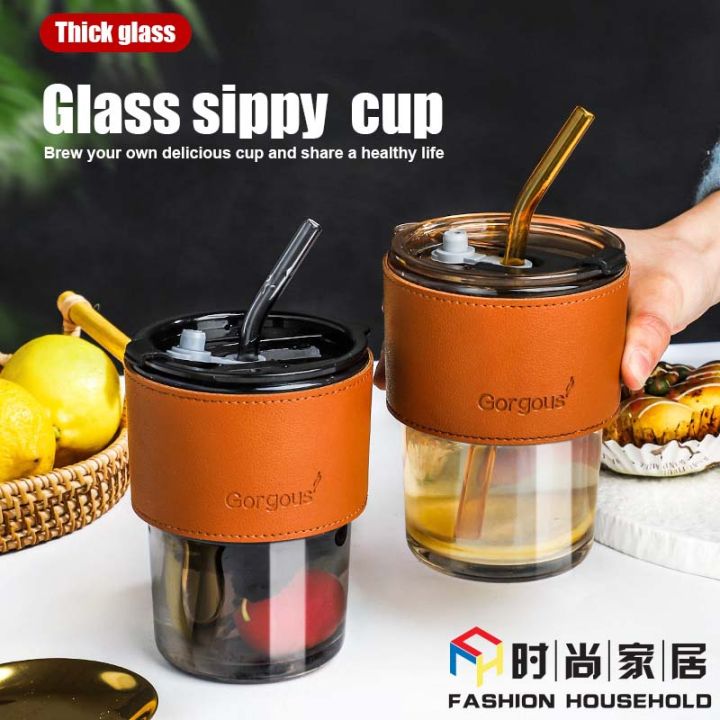 ⭐GG Double Wall Glass Mug Heat Resistant Drinkware Clear Coffee Mug ...