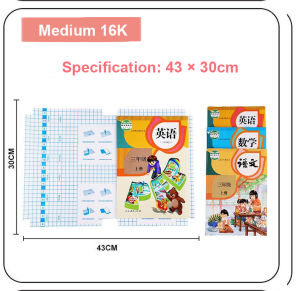 Self-Adhesive Waterproof Book Covers – Precut Easy Snap-On 10pcs per Pack