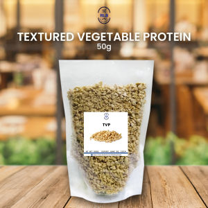 50 grams Textured Vegetable Protein Granules TVP Non Meat Extender - Food Extender Vegetable Food Extender for Siomai or Other Dishes - Vegetable Protein Granules Textures Soy Protein Soy Meat Used as Meat Extender Meat Substitute Vegetable High Protein
