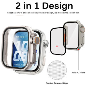 For Huawei Watch Fit 5 Pro Hard Case Tempered Glass Screen Protector Appearance Upgrade Change To Ultra for huawei watch fit 5