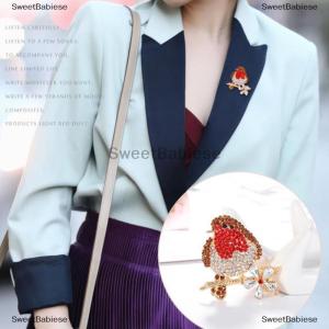 [COD] SweetBabiese Fashion Luxury Rhinestone Animal Bird Brooches For Women Clothing Coat Accessries Gifts