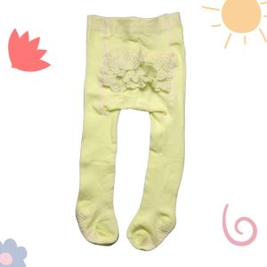 Legging Bayi CRT Polos Renda Tutup Kaki