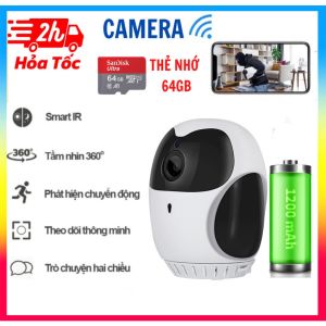 Camera Mini Wifi 360 Q8 Hình Cú — Đàm Thoại Hai Chiều