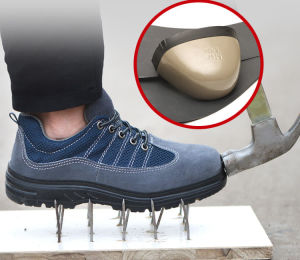 NO BOX [Msia Stock] Premium High Quality Mens Feather Steel Shoes Safety Boots Oil Resistant Protector Military Tactical Big Size Army Bot Combat Comfortable Breathable Shoes Low Cut Non-Slip Toe Cap Boots Anti Nail Steel Anti Shock Kasut Besi