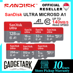 SanDisk Ultra 32GB 64GB 128GB 256GB 512GB 1TB | 1.5TB micro SD Card UHS-1 140-150mb/s A1- SanDisk Ultra GO 32GB | 64GB | 128GB | 256GB | 512GB new microSD UHS-1 A1 140-190mb/s